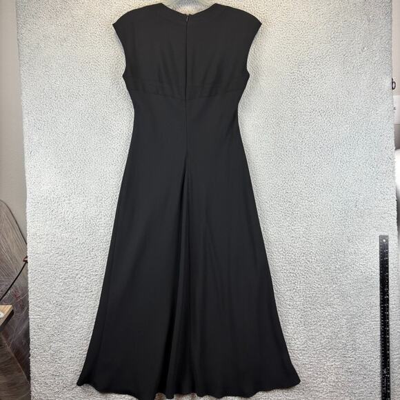 Y2k Dress Sz 10 Black LBD Cocktail Dark Romantic Sexy Feminine Whimsigoth - Picture 8 of 9